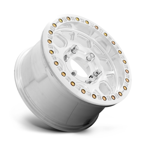 KMC Mesa Forged Beadlock Wheel 17x9 with 6x165.1 Bolt Pattern, Raw Machined Finish