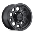 KMC KM522 Enduro 17x9 Matte Black Off-Road Wheel with 6x139.7 Bolt Pattern and -6mm Offset