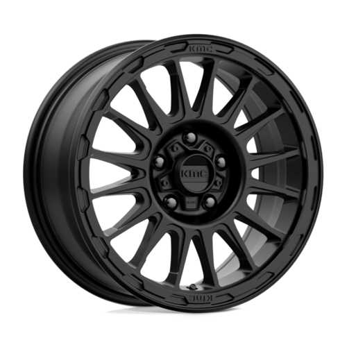KMC KM542 Impact 17x8 Satin Black Wheel with 6x139.7 Bolt Pattern and 35mm Offset