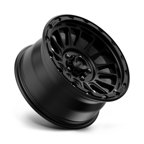 KMC KM542 Impact Satin Black 17x8.5 Wheel with 5x127 Bolt Pattern and 71.50mm Center Bore