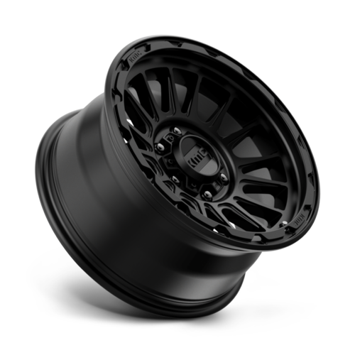 KMC KM542 Impact Satin Black 17x8.5 Wheel with 6x139.7 Bolt Pattern and 106.10mm Center Bore
