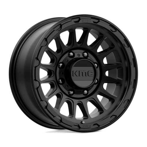 KMC KM542 Impact Satin Black 17x8.5 Wheel with 8x170 Bolt Pattern and 125.10mm Center Bore