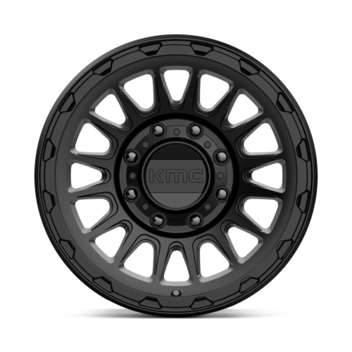 KMC KM542 Impact 17x8.5 Satin Black Off-Road Wheel with 8x180 Bolt Pattern