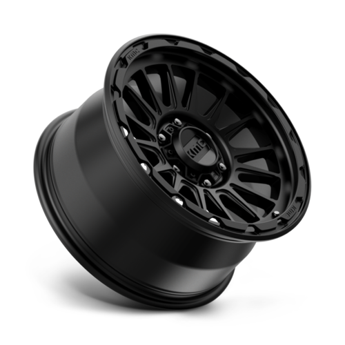KMC KM542 Impact Satin Black 17x9 Inch Wheel with 6x139.7 Bolt Pattern and 18mm Offset