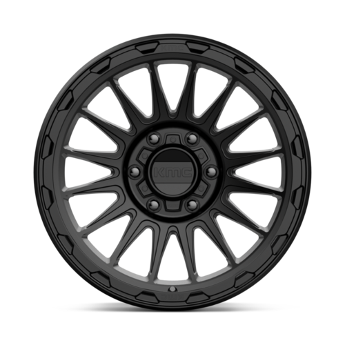 KMC KM542 Impact Satin Black 18x9 Wheel with 6x139.7 Bolt Pattern and 0mm Offset