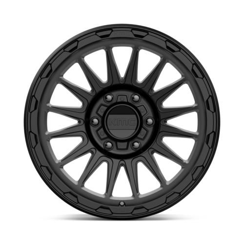 KMC KM542 Impact Satin Black 18x9 6x114.3 Wheel with 18mm Offset and 66.06mm Center Bore