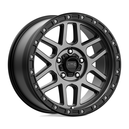 KMC KM544 Mesa 18x9 Satin Black Wheel with Gray Tint - 5x150 Bolt Pattern, 25mm Offset