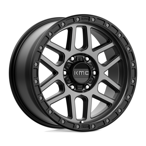 KMC KM544 Mesa 18x9 Satin Black with Gray Tint Wheel for 6x139.7 Bolt Pattern
