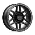 KMC KM544 Mesa 20x9 Satin Black with Gloss Black Lip Wheel with 8x170 Bolt Pattern