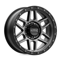 KMC KM544 Mesa 20x9 Satin Black with Gray Tint Wheel for 8x170 Bolt Pattern