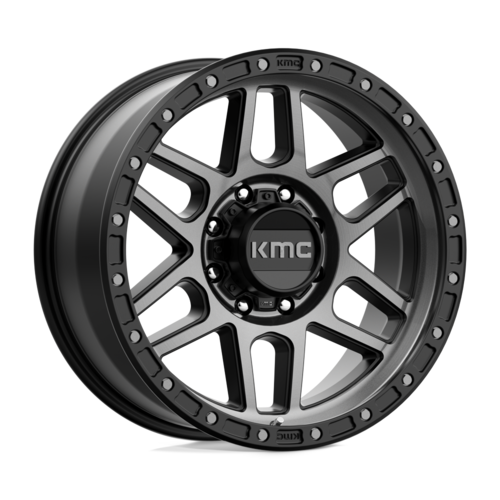 KMC KM544 Mesa 20x9 Satin Black with Gray Tint Wheel with 8x165.1 Bolt Pattern and 125.10 Center Bore