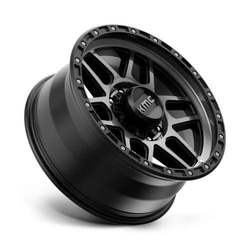 KMC KM544 Mesa 20x9 Satin Black with Gray Tint Wheel for 8x170 Bolt Pattern