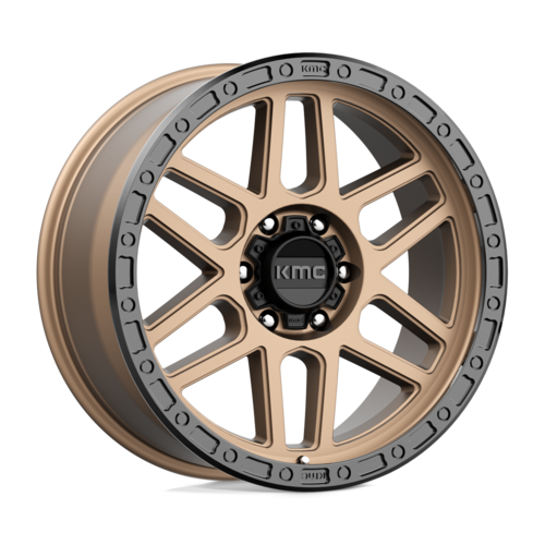 KMC KM544 Mesa 17x9 Matte Bronze with Black Lip Wheel -12mm Offset, 6x139.7 Bolt Pattern
