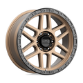 KMC KM544 MESA 17x9 Matte Bronze with Black Lip Wheel – 6x114.3 Bolt Pattern, 18mm Offset, 66.06mm Center Bore