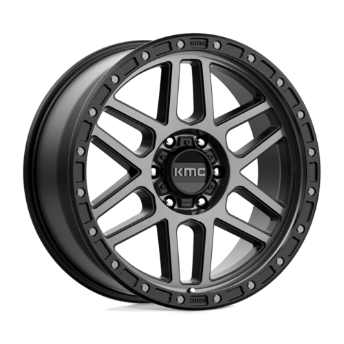 KMC KM544 Mesa 20x9 Satin Black with Gray Tint Wheel with 6x139.7 Bolt Pattern and 18mm Offset