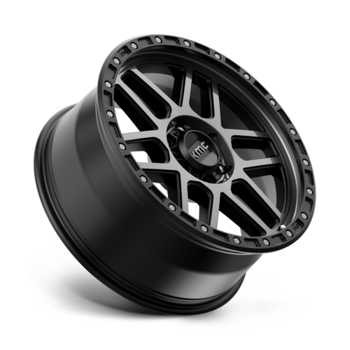 KMC KM544 Mesa 20x9 Satin Black with Gray Tint Wheel with 6x139.7 Bolt Pattern and 18mm Offset