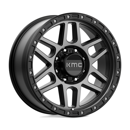KMC KM544 Mesa 20x9 Satin Black with Gray Tint Wheel - 8x180 Bolt Pattern, 18mm Offset