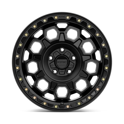 KMC KM545 TREK 17x8 Satin Black Alloy Wheel with 6x114.3 Bolt Pattern and 20mm Offset