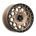 KMC KM545 Trek 17x9 Matte Bronze with Black Lip Wheel - 5x127 Bolt Pattern, -12mm Offset