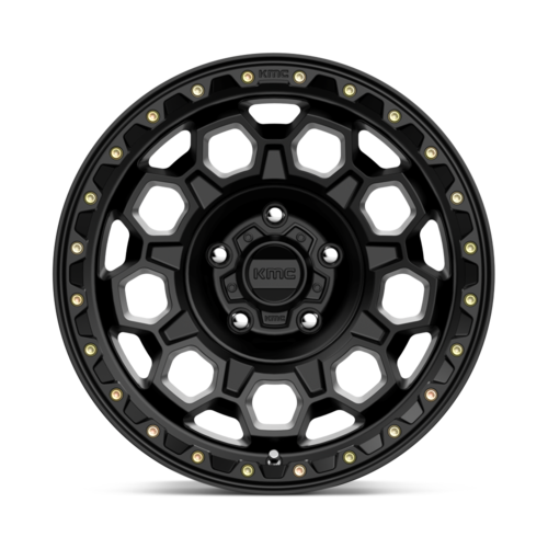 KMC KM545 TREK 17x9 Satin Black Off-Road Wheel with 5x127 Bolt Pattern