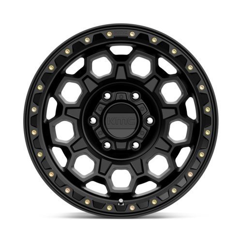 KMC KM545 Trek 17x9 Satin Black Off-Road Wheel with 6x135 Bolt Pattern and 87.10mm Center Bore