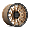 KMC KM547 Carnage 17x9 Matte Bronze with Black Lip Off-Road Wheel