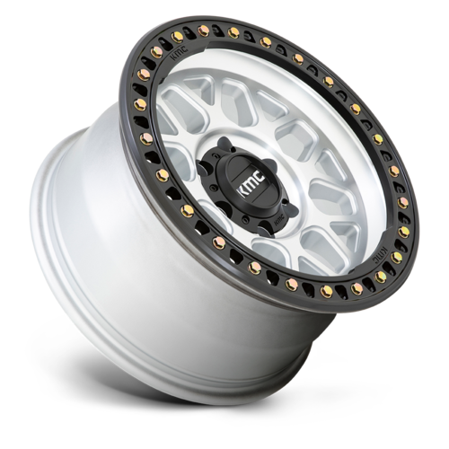 KMC KM549 GRS 18x9 Satin Black Lip Machined Wheel with 6x139.7 Bolt Pattern and -12 Offset