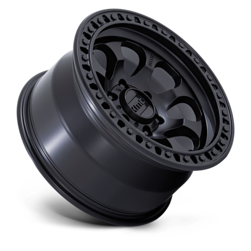 KMC KM550 RIOT SBL 17x8.5 Satin Black Wheel with 6x139.7 Bolt Pattern and +10 Offset