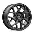 KMC KM708 Bully 17x8 Satin Black Wheel with 5x110 Bolt Pattern and 38mm Offset