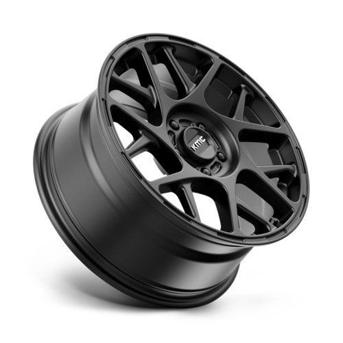 KMC KM708 Bully 17x8 Satin Black Wheel with 5x114.3 Bolt Pattern and 38mm Offset