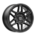 KMC KM716 Nomad 17x8 Satin Black Wheel with 5x114.3 Bolt Pattern and 38mm Offset