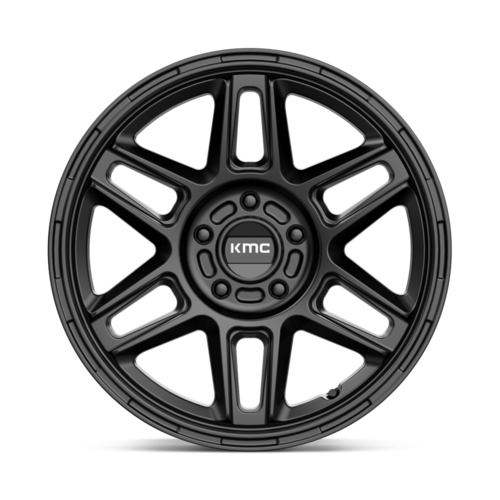 KMC KM716 Nomad 17x8 Satin Black Wheel with 5x120 Bolt Pattern and 38mm Offset
