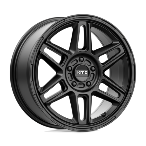 KMC KM716 Nomad 18x8 Satin Black Alloy Wheel with 5x114.3 Bolt Pattern and 38mm Offset