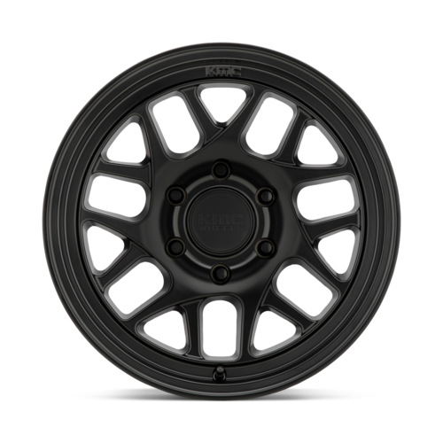 KMC KM717 Bully OL 17x8.5 Satin Black Off-Road Wheel with 6x139.7 Bolt Pattern