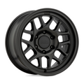 KMC KM717 Bully OL Satin Black 17x8.5 Wheel with 6x120 Bolt Pattern and 66.90 Center Bore
