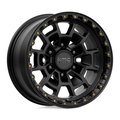 KMC KM718 Summit 16x8 Satin Black Alloy Wheel with 6x120 Bolt Pattern and 66.9mm Center Bore