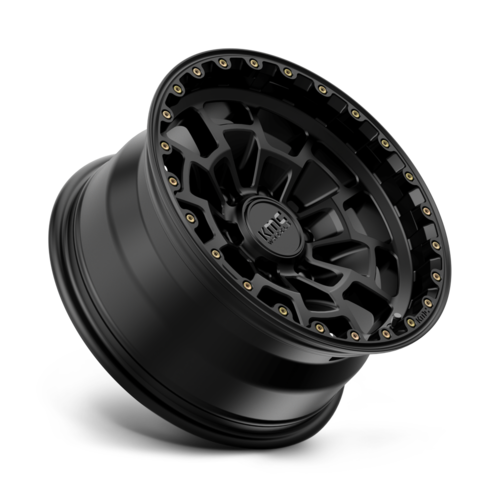 KMC KM718 Summit 16x8 Satin Black Alloy Wheel with 6x139.7 Bolt Pattern