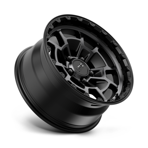 KMC KM718 Summit 17x8.5 Satin Black with Gray Tint Wheel - 5x127 Bolt Pattern, 71.50 Center Bore