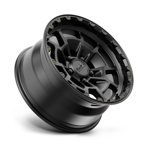 KMC KM718 Summit 17x8.5 Satin Black Wheel with 5x127 Bolt Pattern and 71.50mm Center Bore