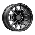 KMC KM718 Summit 17x8.5 Satin Black with Gray Tint Off-Road Wheel