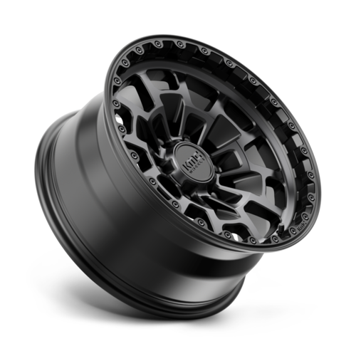KMC KM718 Summit 17x8.5 Satin Black with Gray Tint Off-Road Wheel