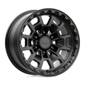KMC KM718 Summit 17x8.5 Satin Black Alloy Wheel with 6x139.7 Bolt Pattern