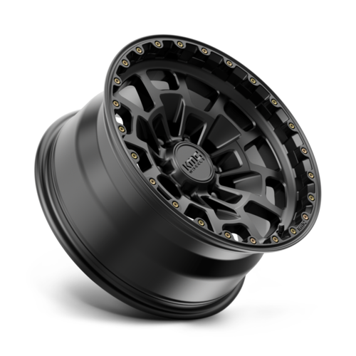 KMC KM718 Summit 17x8.5 Satin Black Wheel with 6x135 Bolt Pattern and 87.10mm Center Bore