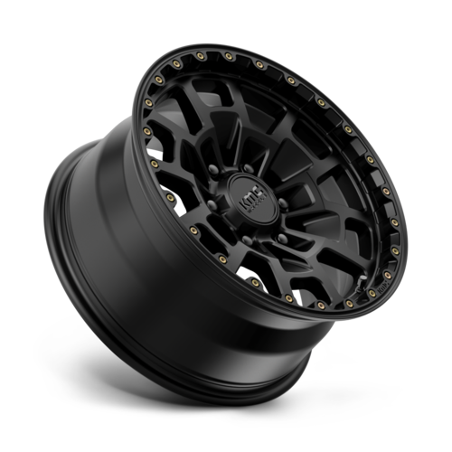 KMC KM718 Summit 17x8.5 Satin Black Off-Road Wheel with 6x135 Bolt Pattern
