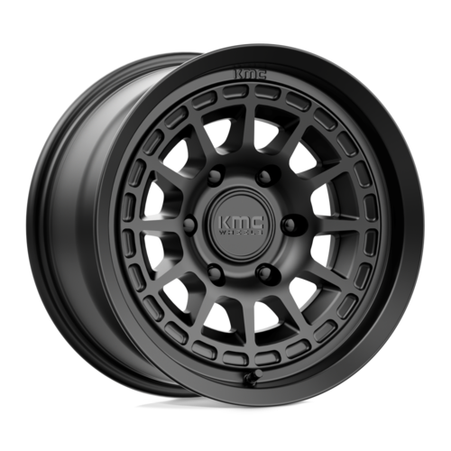 KMC KM719 Canyon 17x8 Satin Black Wheel with 6x139.7 Bolt Pattern and 20mm Offset