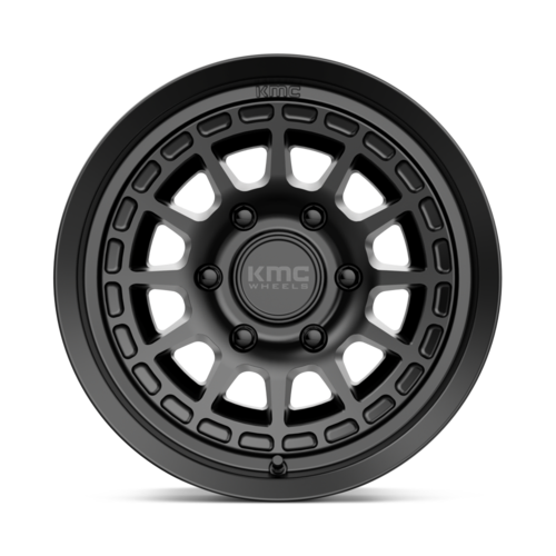 KMC KM719 Canyon Satin Black 16x8 Wheel with 6x139.7 Bolt Pattern and 106.10mm Center Bore