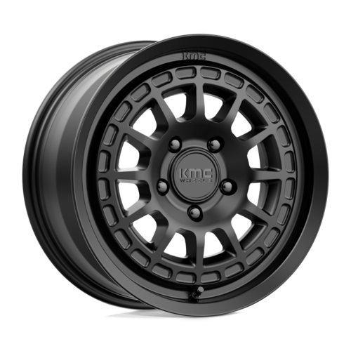 KMC KM719 Canyon Satin Black 17x8 Wheel with 5x127 Bolt Pattern and 71.50mm Center Bore