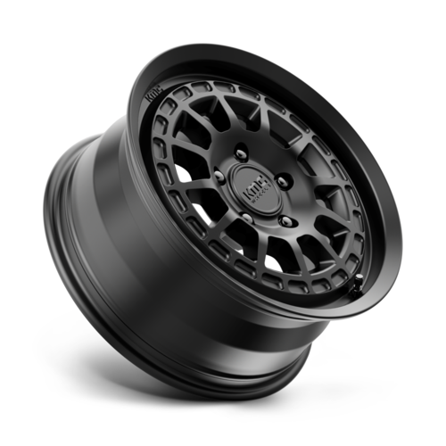 KMC KM719 Canyon Satin Black 17x8 Wheel with 5x127 Bolt Pattern and 71.50mm Center Bore
