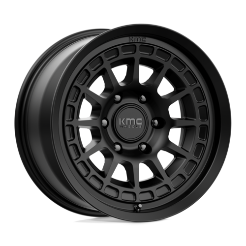 KMC KM719 Canyon 17x8.5 Satin Black Wheel with 6x135 Bolt Pattern and 87.10mm Center Bore