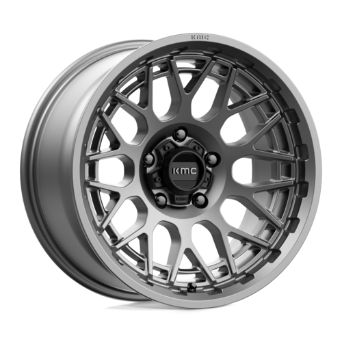 KMC KM722 TECHNIC 18x9 Inch Anthracite Alloy Wheel with 6x139.7 Bolt Pattern and +18 Offset